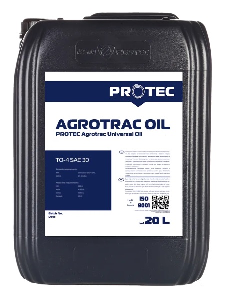 Трансмісійно-гідравлична олива PROTEC ТО-4 SAE 30, 20л